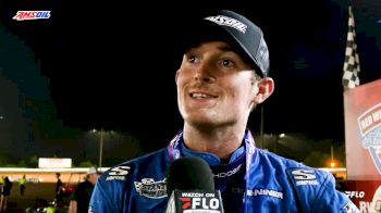 Mitchel Moles Reacts After USAC Eastern Storm Big Diamond Win