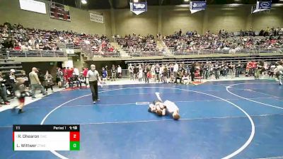 111 lbs Quarterfinal - Riker Ohearon, Champions Wrestling Club vs Lochlan Wittwer, Zion Thunder Wrestling Club