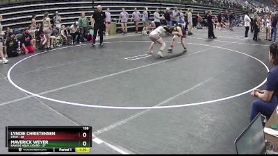 138 lbs Quarterfinals (8 Team) - Maverick Weyer, Kansas Aqua Lizard vs Lyndie Christensen, Utah