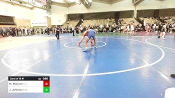 147-H lbs Consi Of 16 #1 - Matthew McCann, Bridgewater-Raritan vs Justyn Johnson, Tiger Wrestling Club (TWC)