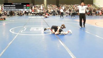 56-B lbs Round Of 32 - Jackson Pagan, All I See Is Gold Academy vs Dalton Stinson, All I See Is Gold Academy