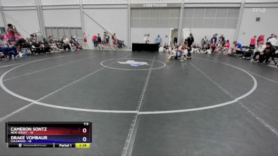 113 lbs Placement Matches (8 Team) - Cameron Sontz, New Jersey vs Drake VomBaur, Colorado