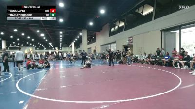 144 lbs Champ. Round 3 - Alex Lopez, Van Buren High School vs Harley Briscoe, Showtime