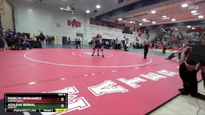 145 lbs Cons. Round 2 - Azaleah Bernal, Downey vs Marilyn Hernandez, Garden Grove