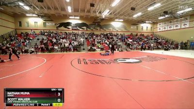 105 lbs Champ. Round 1 - Nathan Muma, NWWC vs Scott Walker, Lake Stevens Wrestling Club