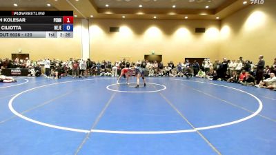 125 lbs Champ. Round 1 - Anaiah Kolesar, Pennsylvania vs Alexa Ciliotta, New Jersey