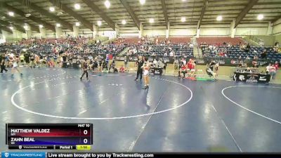 97 lbs Quarterfinal - Matthew Valdez, NM vs Zahn Beal, WI