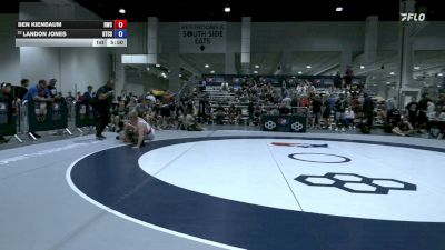 86 kg Champ. Rd Of 64 - Ben Kienbaum, Ranger Wrestling Club vs Landon Jones, Regional Training Center South