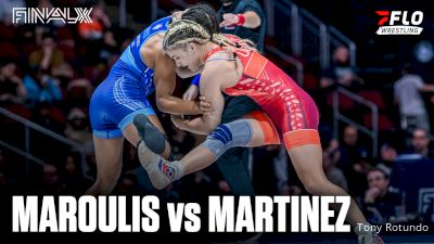 57 kg Champ. Round 2 - Amanda Martinez, Cardinal WC/TMWC vs Helen Maroulis, TMWC