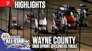 Highlights | 2026 ASCOC Ohio Sprint Speedweek Finale at Wayne County Speedway