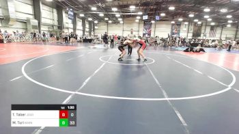 145 lbs Rr Rnd 2 - Trace Taber, Journeymen Wrestling Blue vs Michael Turi, Dark Knights