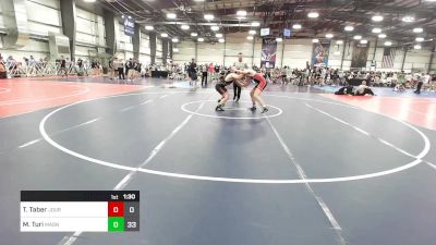 145 lbs Rr Rnd 2 - Trace Taber, Journeymen Wrestling Blue vs Michael Turi, Dark Knights