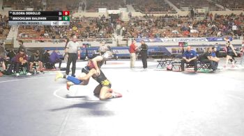 140-D2 Cons. Round 1 - Brooklinn Baldwin, Snowflake High School vs Eleora DeRollo, Salpointe Catholic High School