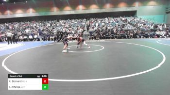 126 lbs Round Of 64 - Kelby Bernard, Allen vs Tyler Alfinda, Amador Valley