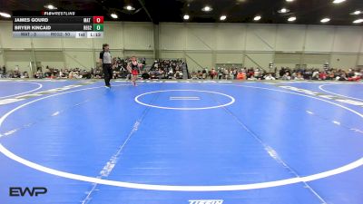 75 lbs Rr Rnd 1 - James Gourd, Mat Union Misfits 9U 2 vs Bryer Kincaid, Regulators 9U 2