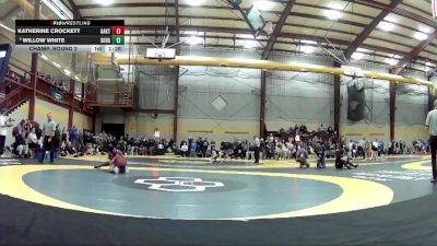 130 lbs Champ. Round 2 - Willow White, South Dade High School vs Katherine Crockett, Oakton HS