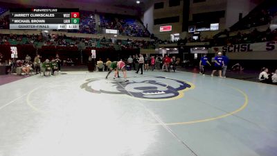 215 lbs Quarterfinal - Jarrett Clinkscales, Westside vs Michael Brown, Laurens