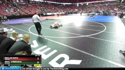 D1-113 lbs Cons. Round 1 - Broc Ambrosius, Pulaski vs Declan Koch, Neenah