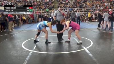 137 lbs Cons. Semi - Bella Lin, Unattached vs Abbie Meyer, G4orce Wrestling Club