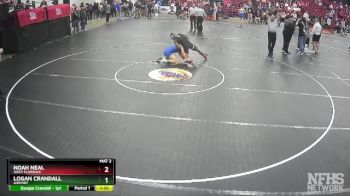 4A 150 lbs Quarterfinal - Logan Crandall, Airport vs Noah Neal, West Florence