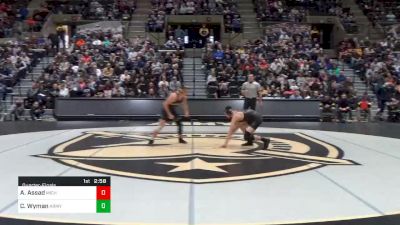 133 lbs Quarterfinal - Austin Assad, Michigan vs Cole Wyman, Army