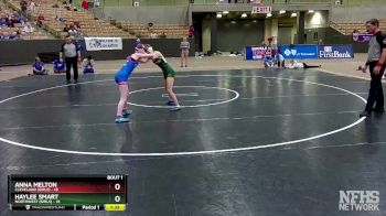 100 lbs Semis (4 Team) - Anna Melton, Cleveland (Girls) vs Haylee Smart, Northwest (Girls)