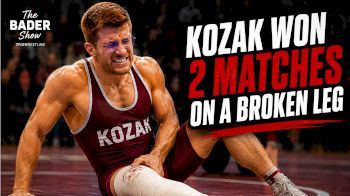 Jon Kozak Won Two Matches On A Broken Leg