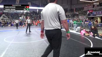 55 lbs 1st Place Match - Nara Jackson, Lawrence Elite vs Charly Beard, WTC