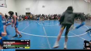 104-105 lbs Round 2 - Lilah Bair, Alliance Middle School vs Aaliyah Chavez, Gering Junior High