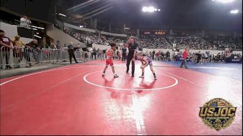 46 lbs Round Of 16 - Tucker Hawkins, Checotah Matcats vs Koda Williams, Raw Wrestling Club