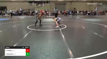 80 lbs Consolation - Kaleb Kelley, Pryor Tigers vs Israel Guevara, NM Gold