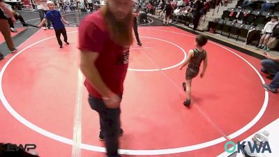 46 lbs Quarterfinal - Dawsyn Hawkins, Wagoner Takedown Club vs Chandler Lewis, Salina Wrestling Club