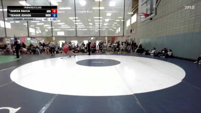 144 lbs Champ. Round 1 - Kaikoa Racca, All In Wrestling Academy vs Teague Jensen, Madison High School Wrestling