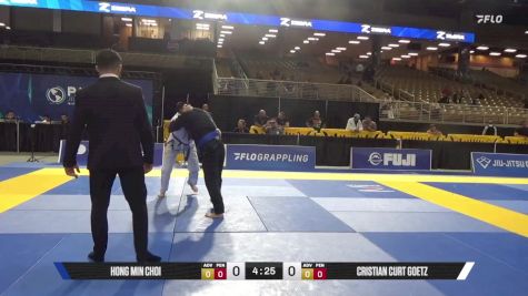 Cristian Curt Goetz vs Hong Min Choi 2025 Pan Jiu Jitsu IBJJF Championship