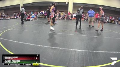 120 lbs Round 5 (6 Team) - Alyssa Roberts, Missouri Outlaws vs Grady Phelps, Steel Valley