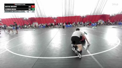 106 lbs Placement Matches (8 Team) - Justin Brown, Coon Rapids vs Corbin Moss, Roncalli B