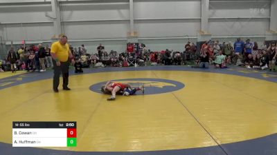 M-55 lbs Quarterfinal - Beau Cowan, OH vs Andrew Huffman, OH