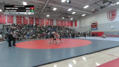 144 lbs Cons. Round 4 - Kael Overton, Meeker vs Rusty Snyder, Montezuma Cortez