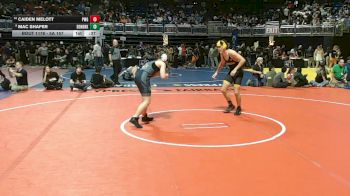 5A 157 lbs Cons. Round 1 - Caiden Melott, Prosper Walnut Grove vs Mac Shafer, Fort Worth Benbrook