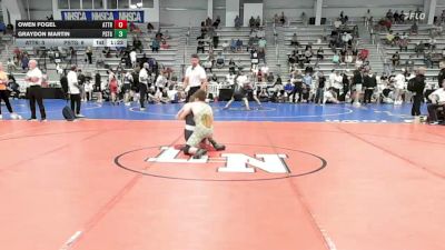 126 lbs Round Of 16 - Owen Fogel, Attrition Wrestling Gold - HSB vs Graydon Martin, Prestige Worldwide - HSB