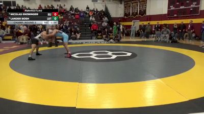 126 lbs Champ. Round 3 - Lander Bosh, Layton vs Nicolas Enzminger, Bismarck Legacy