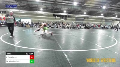 135 lbs Round Of 16 - Isaac Temple, Invicta Wrestling Academy vs Walker Woodard, Minion Training Center