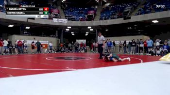 105 lbs Cons. Round 3 - Andrea Reyes, Unattached vs Heaven Sewell, Unattached