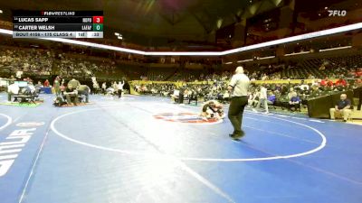 175 Class 4 lbs Cons. Round 1 - Lucas Sapp, North Point vs Carter Welsh, Lafayette (Wildwood)