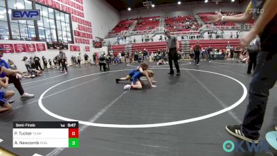 54-58 lbs Semifinal - Paisley Tucker, Team Guthrie Wrestling vs Adelaide Newcomb, Noble Takedown Club