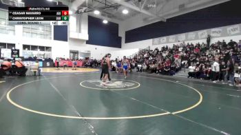 157 lbs Cons. Round 1 - Ceasar Navarro, Agoura vs Christopher Leon, Damien