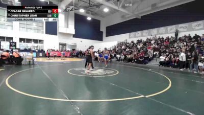 157 lbs Cons. Round 1 - Ceasar Navarro, Agoura vs Christopher Leon, Damien