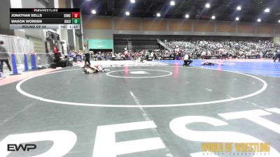 84 lbs Round Of 64 - Jonathan Sells, Salem Elite Mat Club vs Mason Worden, Gold Rush Wrestling Academy
