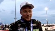 Dakoda Armstrong Reacts After His First Hoosier Hundred Win At IRP
