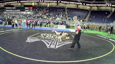 Girls-105 lbs Champ. Round 1 - Abigail Judy, Marshall Hs Girls vs Emanuela Alaimo, Glen Lake Hs Girls